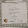 Franklin Mint Limited Edition John Wayne Decorative Plate Image 3