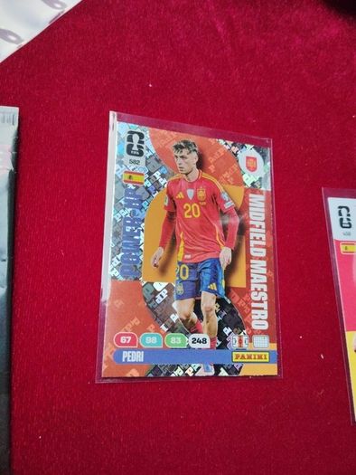 2 Pedri Panini World Cup Football cards