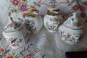 Four Lidded Aynsley Pembroke Containers