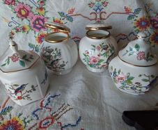 Four Lidded Aynsley Pembroke Containers