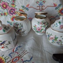 Four Lidded Aynsley Pembroke Containers