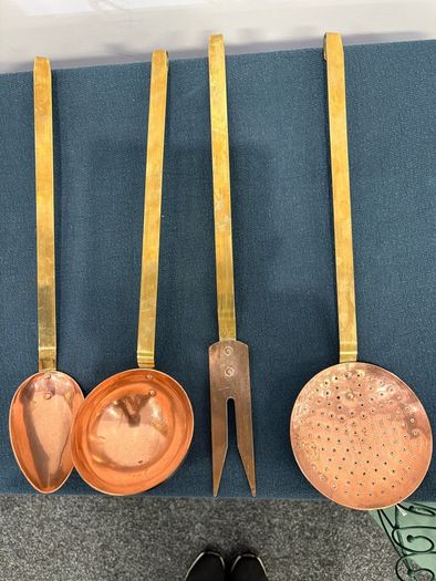 Great Set French copper UTENSIL SET