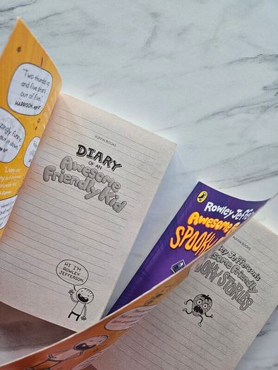Diary Of An Awesome Friendly Kid Rowley Jefferson's Journal Spooky Stories Jeff Kinney