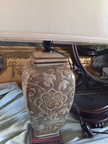 Vintage oriental style lamp