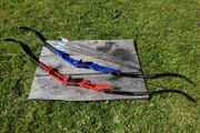 Archery Bow, 66" Recurve, ILF Limbs (20, 24, 30, 40 lbs), +3x carbon arrows
