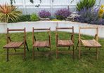 4 X Vintage danish sun chairs