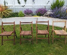 4 X Vintage danish sun chairs