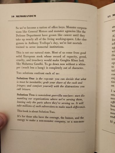 Up The Organization. Hiw To Stop The Corporation From Selling People And Strangling Profits. By Robert Townshend.  Hardback With Dustjacket In Good Condition.