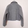 Zara Grey Textured Cropped Zip Up Jacket Size S Image 7