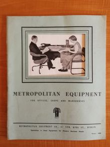 vintage catalogue Dublin Metropolitan equipment