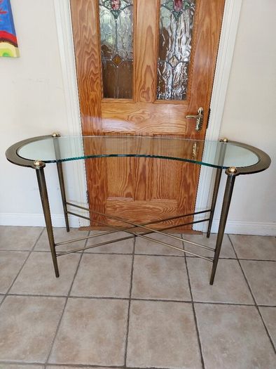 Glass Console Table