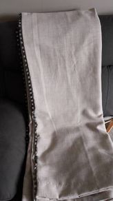 3 sets curtains and 3 curtain poles