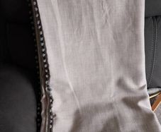 3 sets curtains and 3 curtain poles