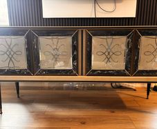 Vintage 4-Door Sideboard, Credenza. Bargut London