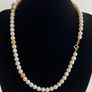 Pearl necklace w/ Gold beads Image 2