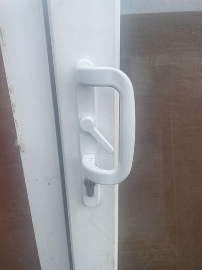 PVC double window sliding door