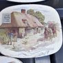5 vintage tin and wood place mats Image 3