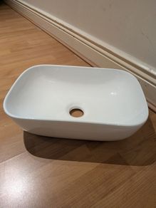 Countertop sink bowl