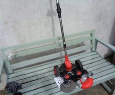 Cordless Strimmer on Wheels