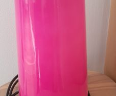 Pink touch lamp