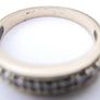 Vintage Diamond Band Ring 18Ct Gold Fine Wedding Jewelry Band Size N1/2 - 2,92g Image 7