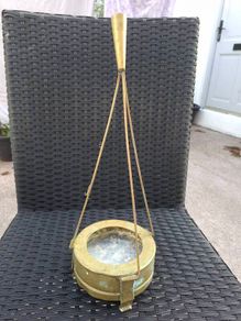 Vintage Brass Beduin Dallah Coffee pot warmer