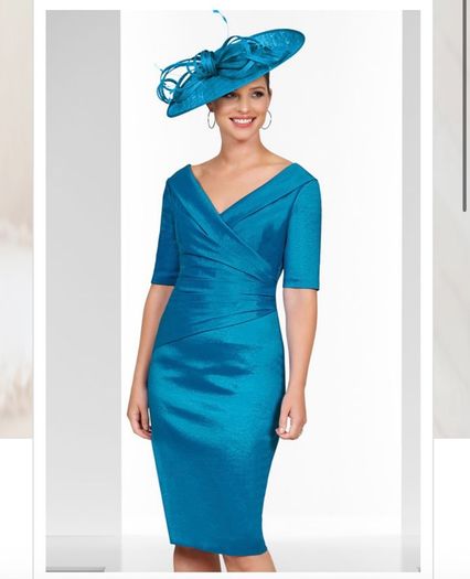 Inspirato mid length mother of the bride dress