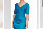 Inspirato mid length mother of the bride dress