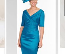 Inspirato mid length mother of the bride dress