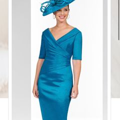 Inspirato mid length mother of the bride dress