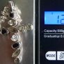 Vintage Sterling Silver 925 Cross Pendant Minora and Chain L-12"  12,33g Image 10