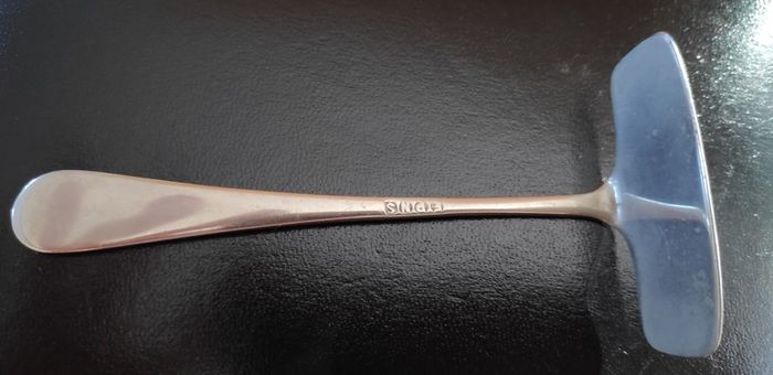 Vintage EPNS baby food pusher