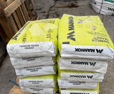 Cement Mannock Premium Grade 25kg Bags