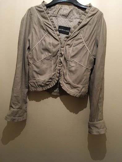 Armani Genuine Leather Jacket, size-10