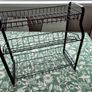Black metal kitchen rack Image 3