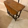 Antique Oak Gateleg Table with Barley Twist Legs Image 2