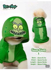 Rick and Morty pickle dog costume medium