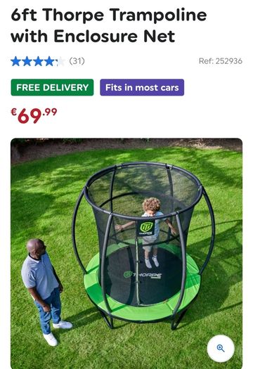 6ft trampoline