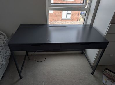 ALEX Desk dark grey Ikea