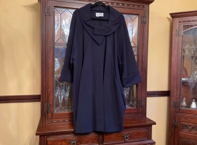 Joseph Ribkoff  New Navy Jacket Relaxed Fitting Jacket From Joseph Ribkoff   Length Is 37 Inches.    Further Reduced