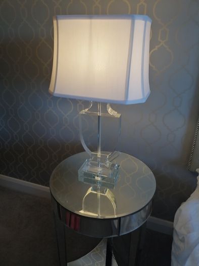 Luxuirous Glass Bedside Lamp 2nd of 2