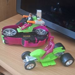 vintage 1988 Kenner MASK M.A.S.K. Detonator vehicle with RARE Missiles