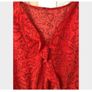 Beautiful Dress with a V-shaped Frill size 20 + matching accessories available Image 2
