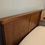 Solid Wood Sleigh Double Bed Frame & Emma Hybrid Mattress Image 2