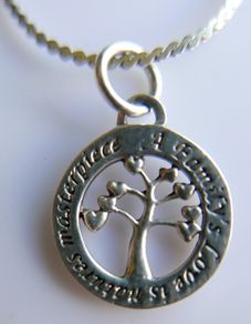 Sterling Silver 925 Tree Of Life Pendant & Chain A Familys Love is Natures Masterpiece