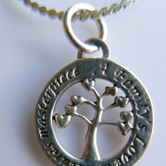 Sterling Silver 925 Tree Of Life Pendant & Chain A Familys Love is Natures Masterpiece