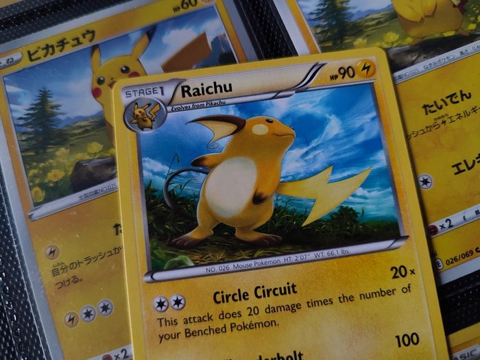 Raichu ! Non Holo Rare ! from XY Set ! 2014 ! Pokemon Card !