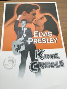 Rare Genuine Elvis Memorabilia - Poster from his film - King Creole