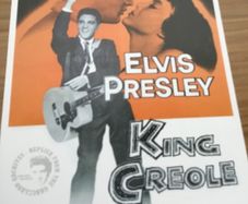 Rare Genuine Elvis Memorabilia - Poster from his film - King Creole