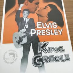Rare Genuine Elvis Memorabilia - Poster from his film - King Creole
